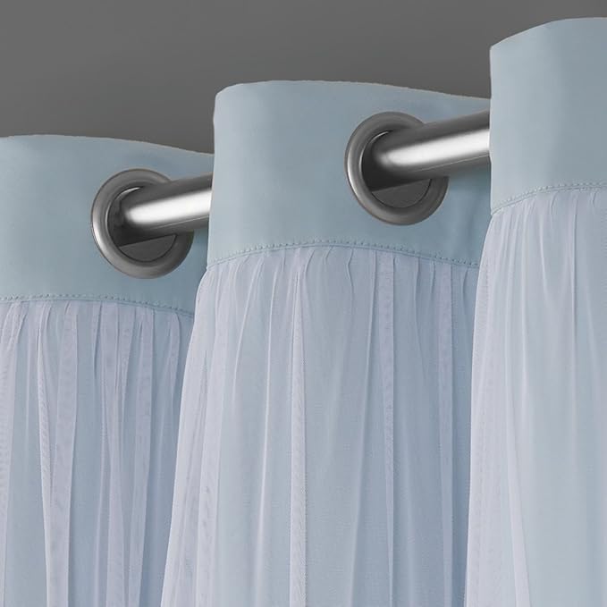 TOWN & COUNTRY LUXE Talia Double Layer Indoor Curtains, Sheer and Room - Image 5