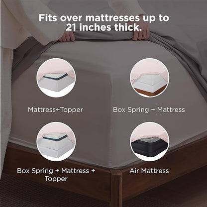 Bedsure Deep Pocket Queen Sheets Set - Image 2