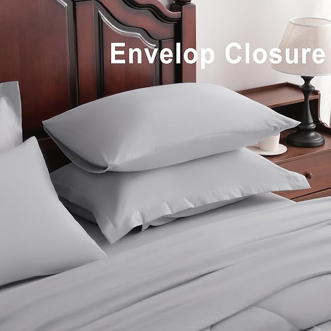 NTBAY King Comforter Set with Sheets, 7 Pieces Soft and Breathable King Bedding - Image 5
