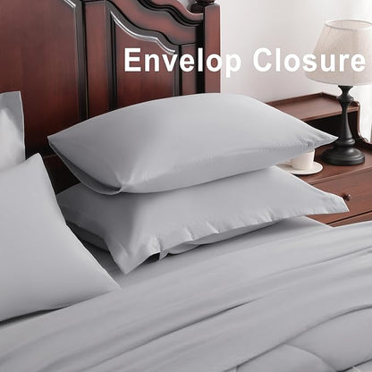 NTBAY King Comforter Set with Sheets, 7 Pieces Soft and Breathable King Bedding - Image 5