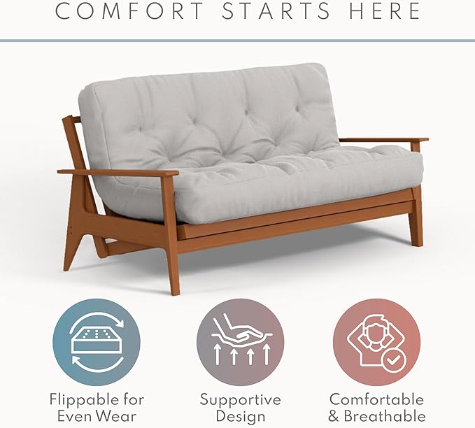 Royal Sleep Products by The Futon Factory 6 inch Foam Futon Mattress - Image 4