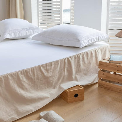 BISELINA French Linen Bed Skirt - Image 5