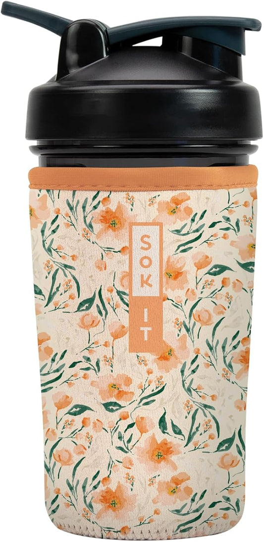Sok It BotlSok Protein Blender Shaker Bottle Sleeve Insulated Neoprene Cover by SokIt
