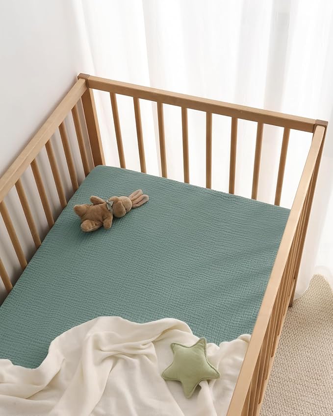 Blissful Diary Muslin Crib Sheets - Image 6
