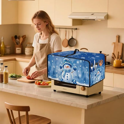 Christmas Toaster Oven Dust Cover Small Kitchen Appliance Cover - Image 7