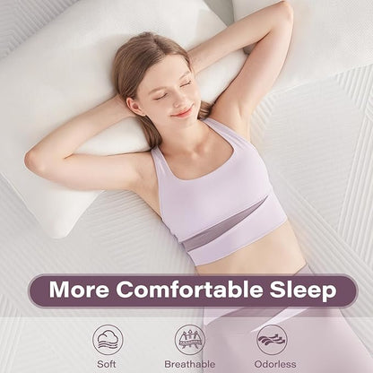 2 Inch Memory Foam Mattress Topper Twin Size - Image 4