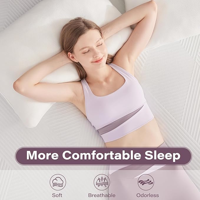 2 Inch Memory Foam Mattress Topper Queen Size - Image 7