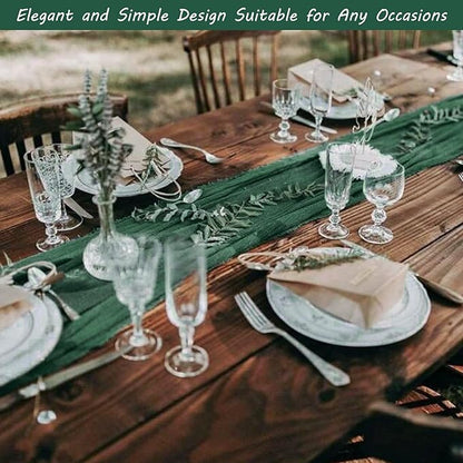 12 Pack Boho Gauze Table Runner 35x72 Inch - Image 7