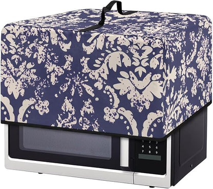 Microwave Oven Universal Dust Cover, Vintage Pattern Waterproof Polyester by Unknown