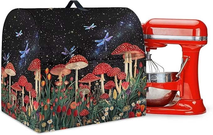 Mushroom Dragonfly Mixer Covers Stand Mixer Dustproof Cover Compatible by Unknown