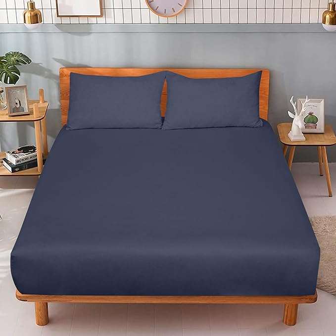 ROYALE LINENS 300 Thread Count 100% Long Staple Combed Cotton Fitted Sheet Twin - Image 8