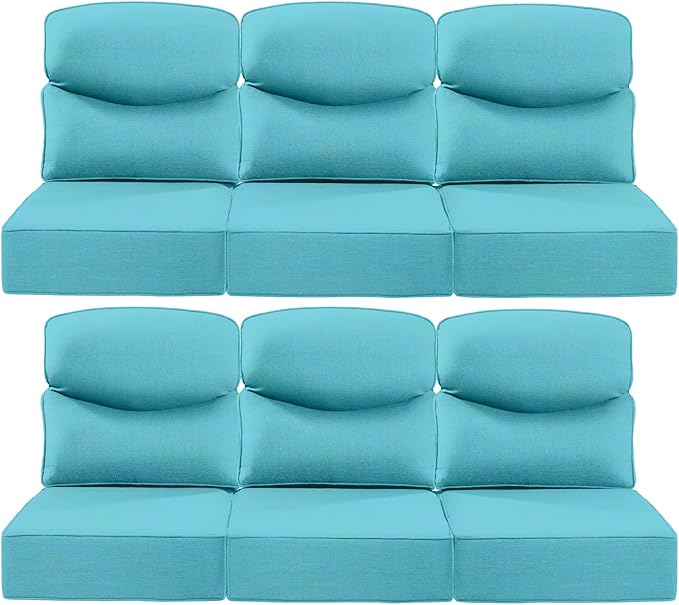 Luxury 24x24x6 Inch Smile Patio Cushions by ACTREST