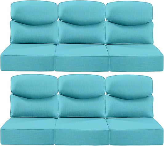 Luxury 24x24x6 Inch Smile Patio Cushions by ACTREST