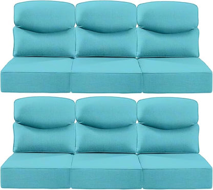 Luxury 22x24/22x25 6-Inch Smile Patio Cushions by ACTREST