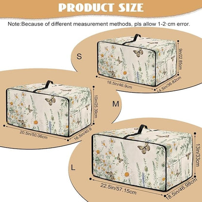 Butterfly Daisy Floral Print Microwave Oven Dust Cover Dust-Proof Heavy Duty - Image 7