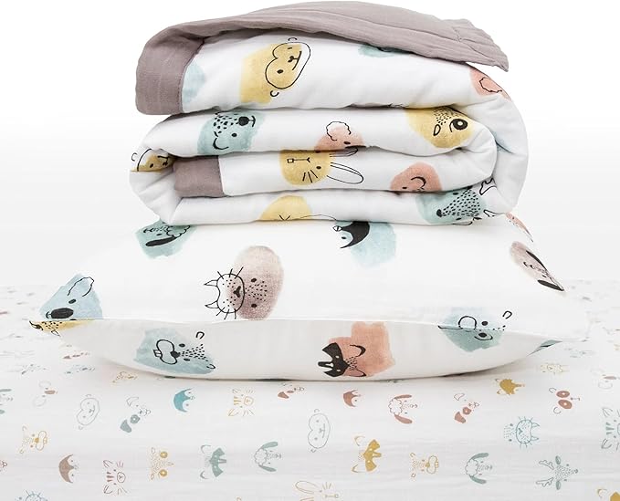 Little Unicorn Toddler Bedding 3-Piece Set | Super Soft & Breathable Muslin - Image 2