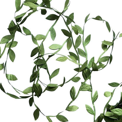 132 ft Large Leaf Trim Ribbon, Artificial Greenery Garland Vines by HecatyDecorateYourHome