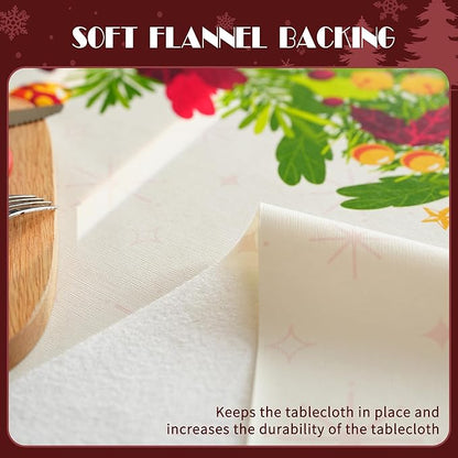 Christmas Rectangle Table Cloth, 100% Waterproof Tablecloth, Christmas - Image 5