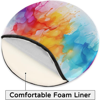 Splash Tie Dye Round Chair Cushions - Image 4