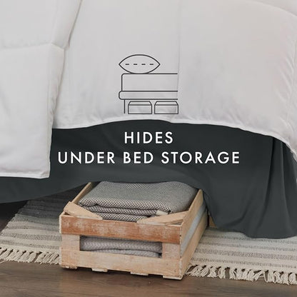 Linen Market Bed Skirt - Image 2