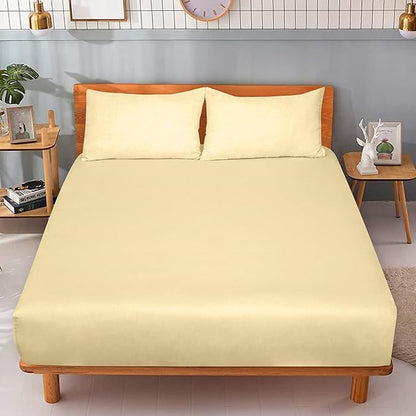 ROYALE LINENS 300 Thread Count 100% Long Staple Combed Cotton Fitted Sheet Queen - Image 9