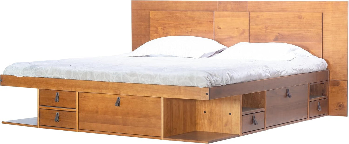 memomad bali king size slim set: storage platform, package contents