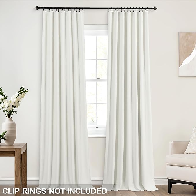 KOUFALL Floor to Ceiling 94 Inch Long Custom Curtains - Image 3