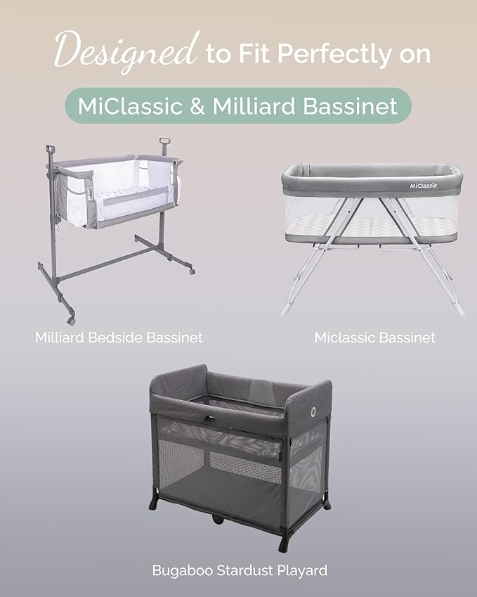 Bedside Sleeper Bassinet Sheets 35x20 - Image 2