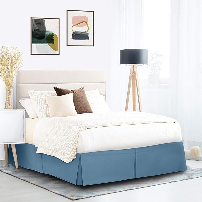 Nestl Blue Heaven Full XL Bed Skirt - Image 9