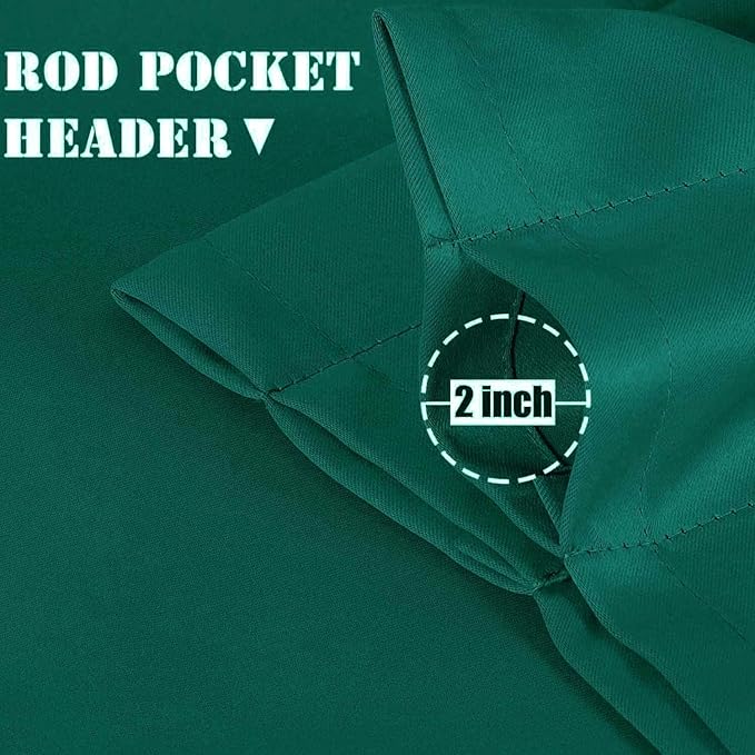 2 Pieces Decorative Rod Pocket Valances - Image 5