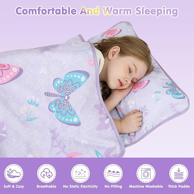 Viviland Toddler Kid Nap Mat for Preschool, Slumber Bag - Image 6