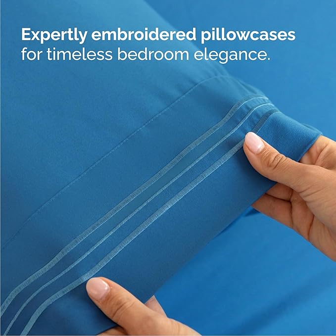 Cal King Size 4 Piece Sheet Set - Image 6