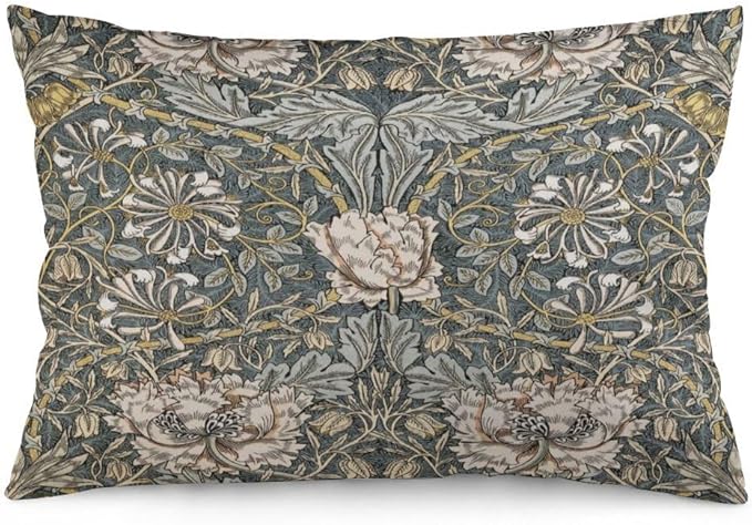 Pimpernel William Morris Throw Pillow Covers 12x20 Inch Aesthetic Pillow Velvet by Unknown
