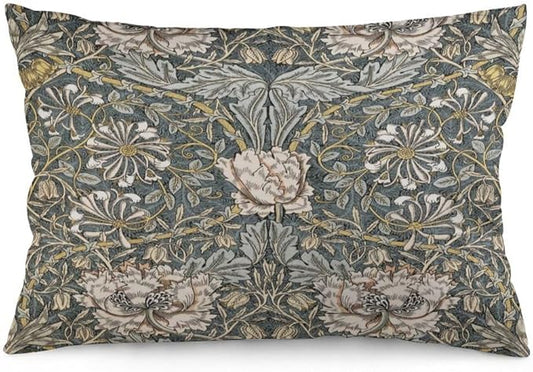 Pimpernel William Morris Throw Pillow Covers 12x20 Inch Aesthetic Pillow Velvet by Unknown