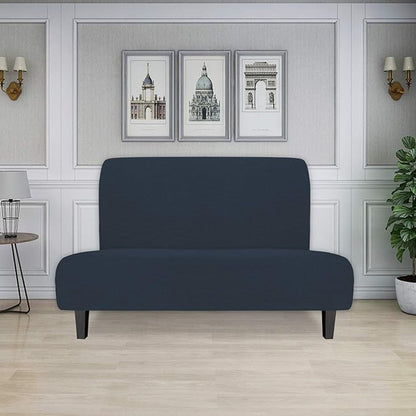 Easy-Going Stretch Futon Slipcover Armless Futon Bed Cover Furniture Protector - Image 2