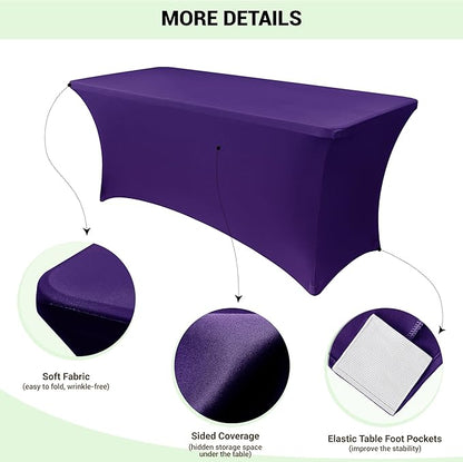 Obstal 4Ft Stretch Spandex Table Cover - Image 3