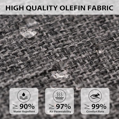 Sundale Outdoor Olefin Deep Seat Cushion, Patio Chair Cushion and Pillow - Image 2
