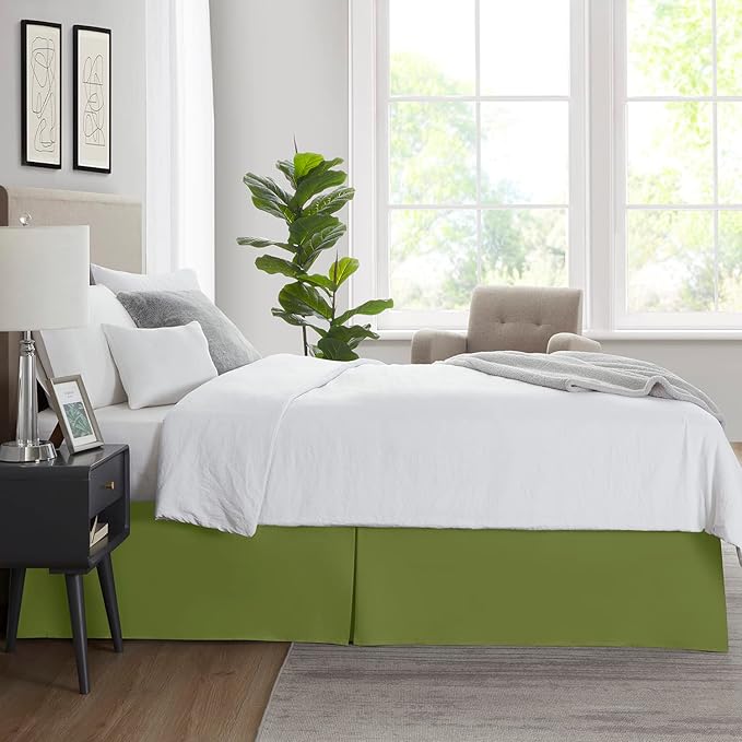 Nestl Calla Green Bed Skirt King Size - Image 7