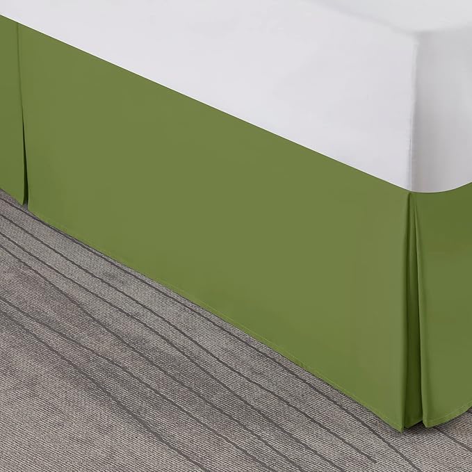 Nestl Calla Green Bed Skirt Cal King Size - Image 8