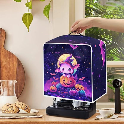 Coffee Maker Covers for Kitchen Counter Halloween Axolotl Coffee Machine Dust - Image 4