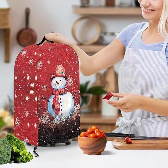 Christmas Blender Dust Cover Stand Mixer or Coffee Maker Appliance Covers - Image 3