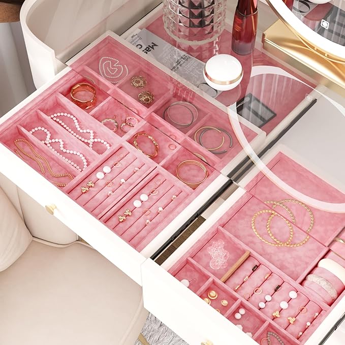 Coral Pink Drawer Liner Self Adhesive Velvet Flocking Liner - Image 2