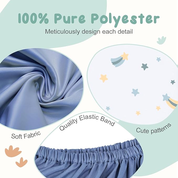 3 Pack Stretchy Bassinet Sheets - Image 4