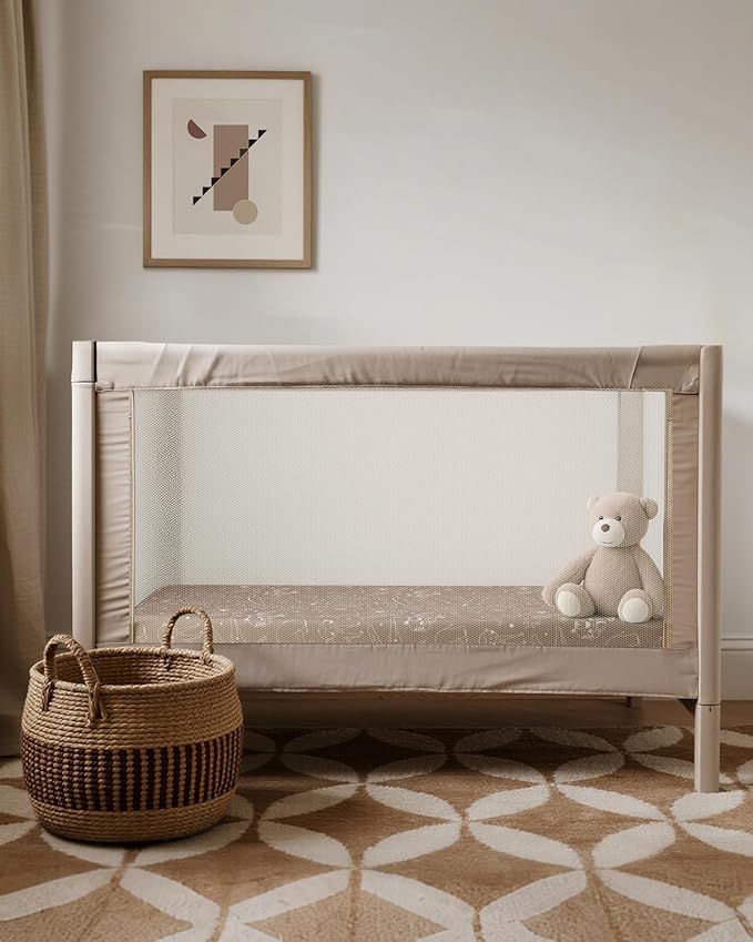 Pack and Play Sheets Fitted, Mini Crib Sheets 2-Pack - Image 6