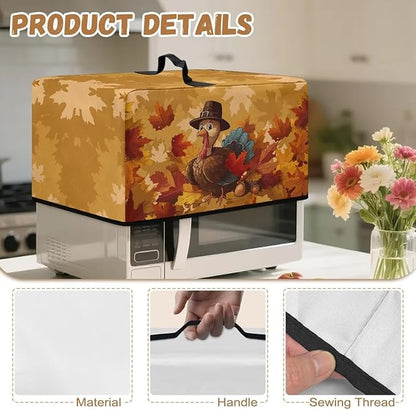 Microwave Oven Dust Cover, Thanksgiving Turkey Waterproof Polyester Dust Cover - Image 7