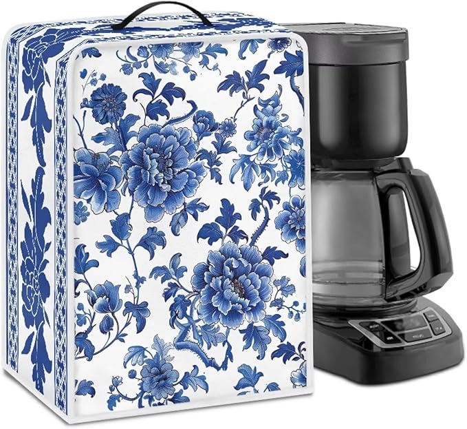 Coffee Maker Cover – Dust Protection Stain Resistant Washable Appliance Cover by PJHEQOXE