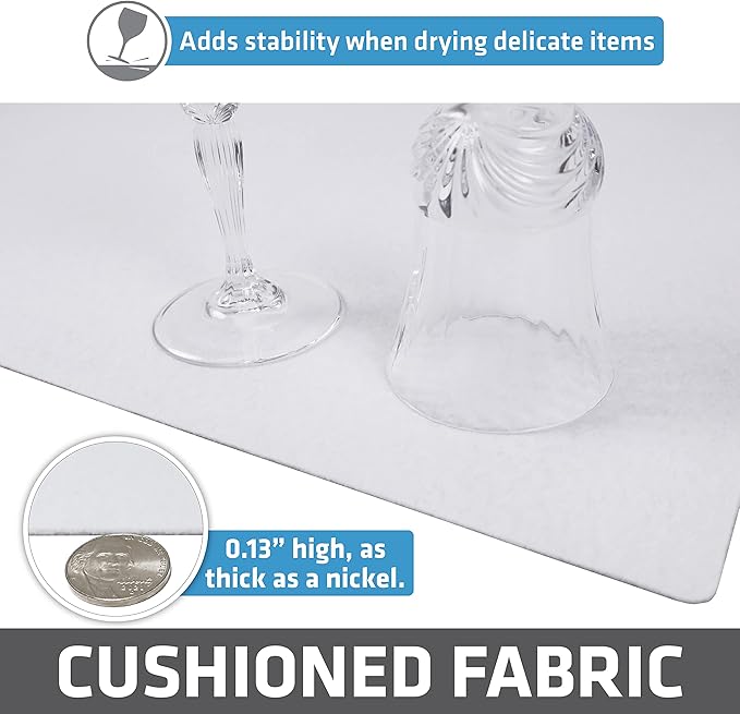 Drymate Premium Luxury Shelf & Drawer Liner, Thick Cushioned Fabric, - Image 5