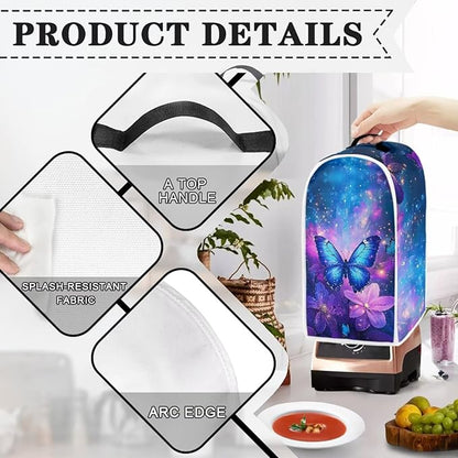 Butterfly Blender Cover for Kitchen Blender Dust Cover Reusable Food Processor - Image 3