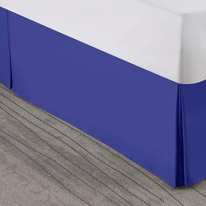 Nestl Royal Blue Twin Bed Skirt - Image 8