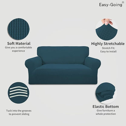 Easy-Going Stretch Loveseat Slipcover 1-Piece Sofa Cover Furniture Protector - Image 3